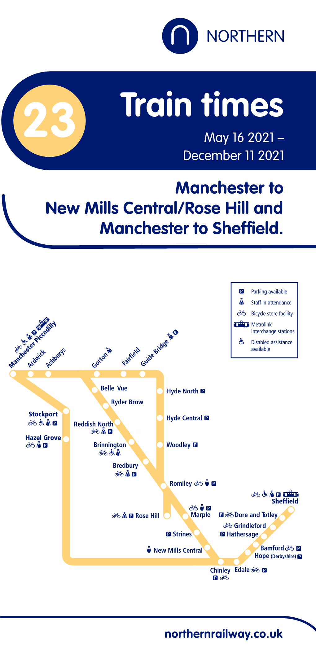 Train Times 23 May 16 2021 – December 11 2021