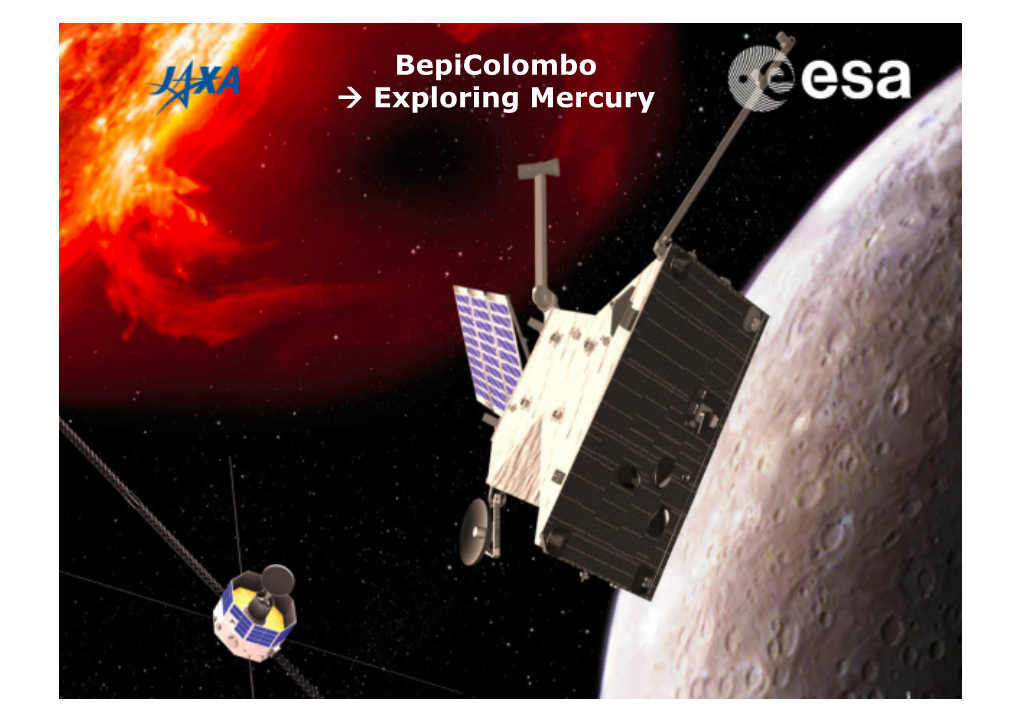 ESA JAXA Bepicolombo Mercury Mission