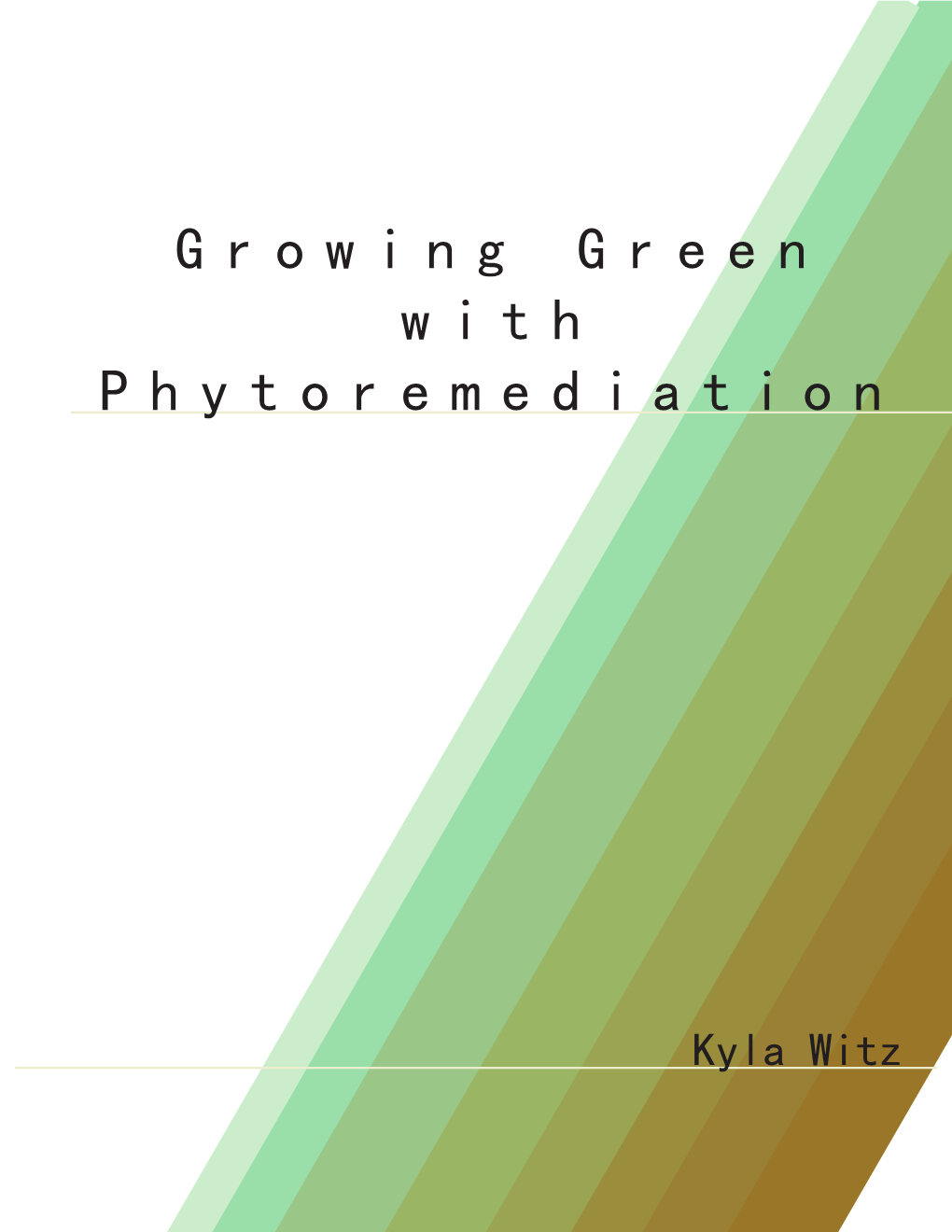 Phytoremediation