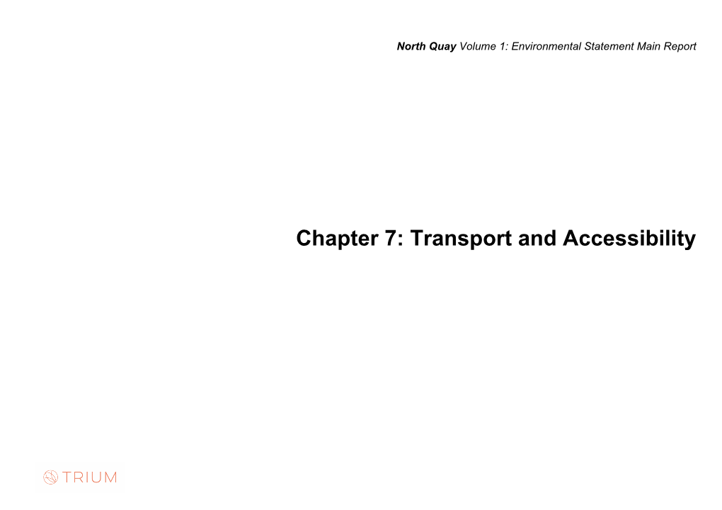 Transport and Accessibility