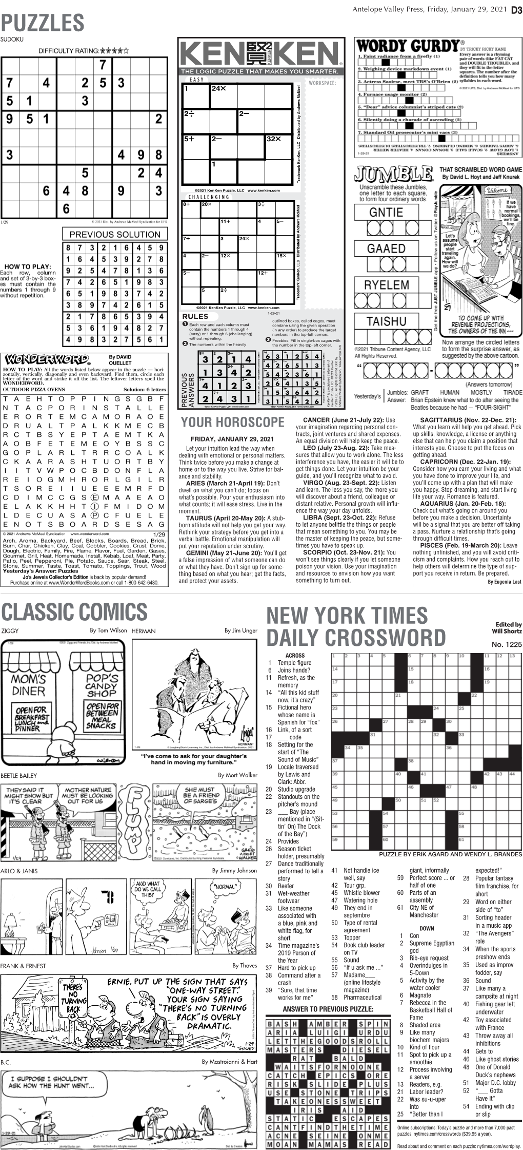 Classic Comics Puzzles