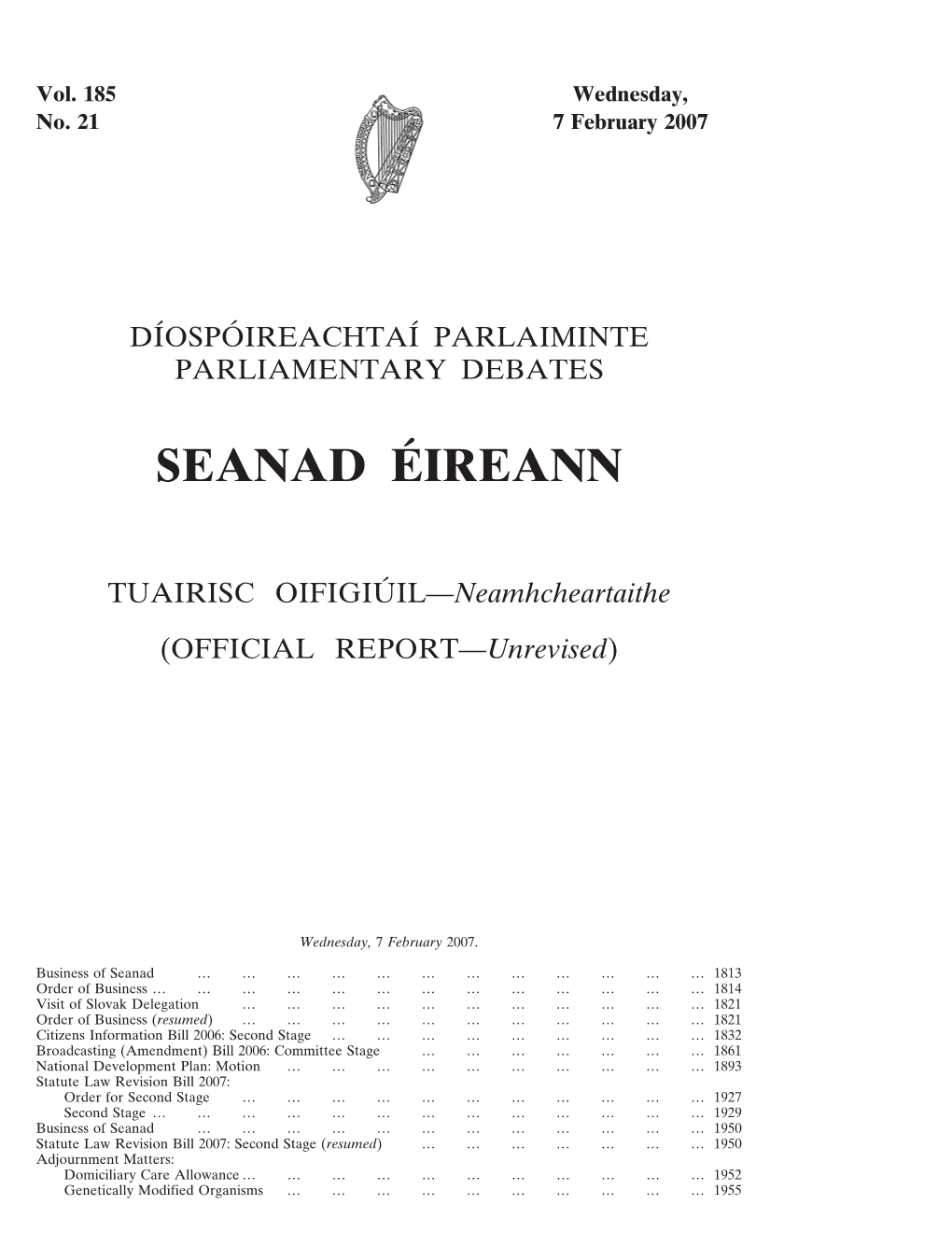 Seanad E´Ireann