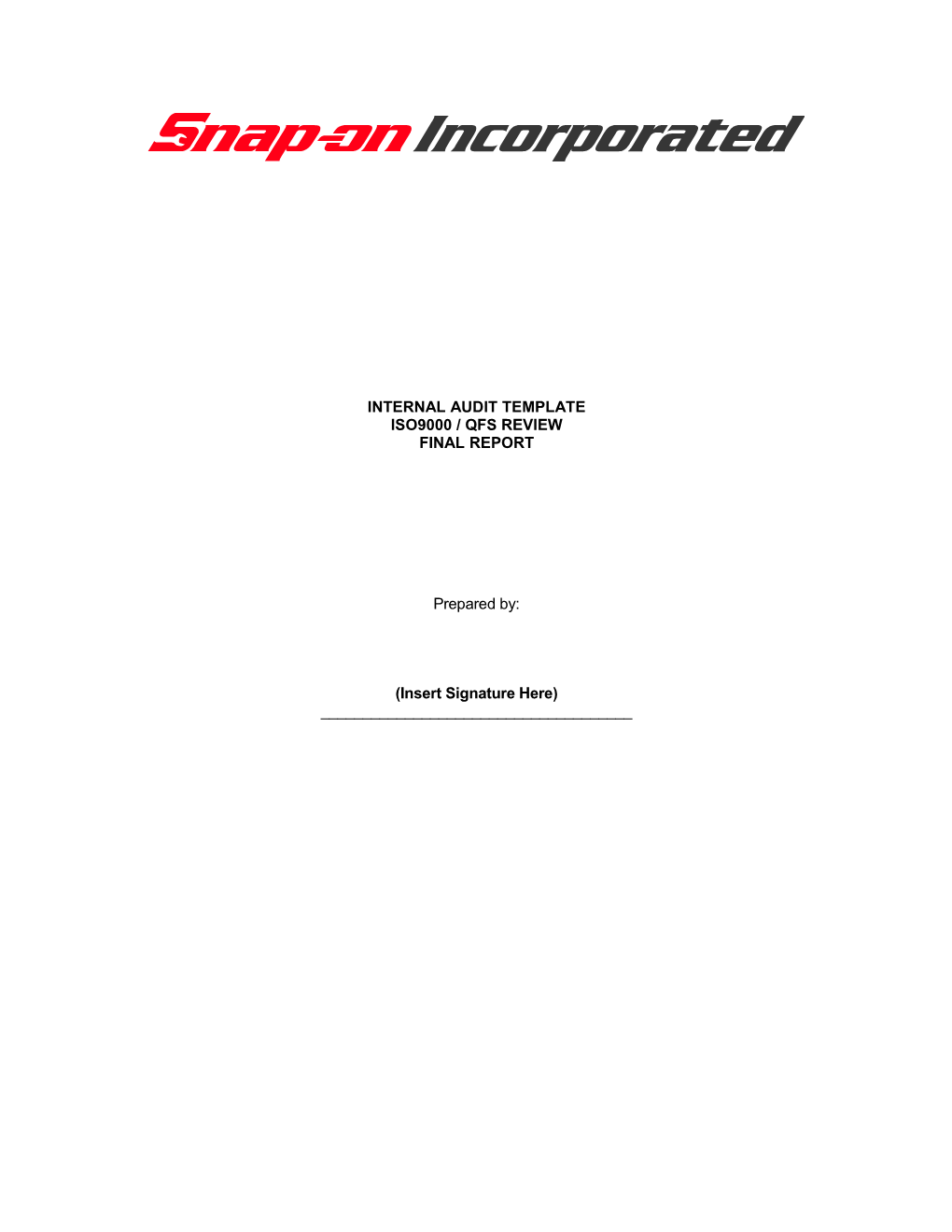 Snap-On Incorporated