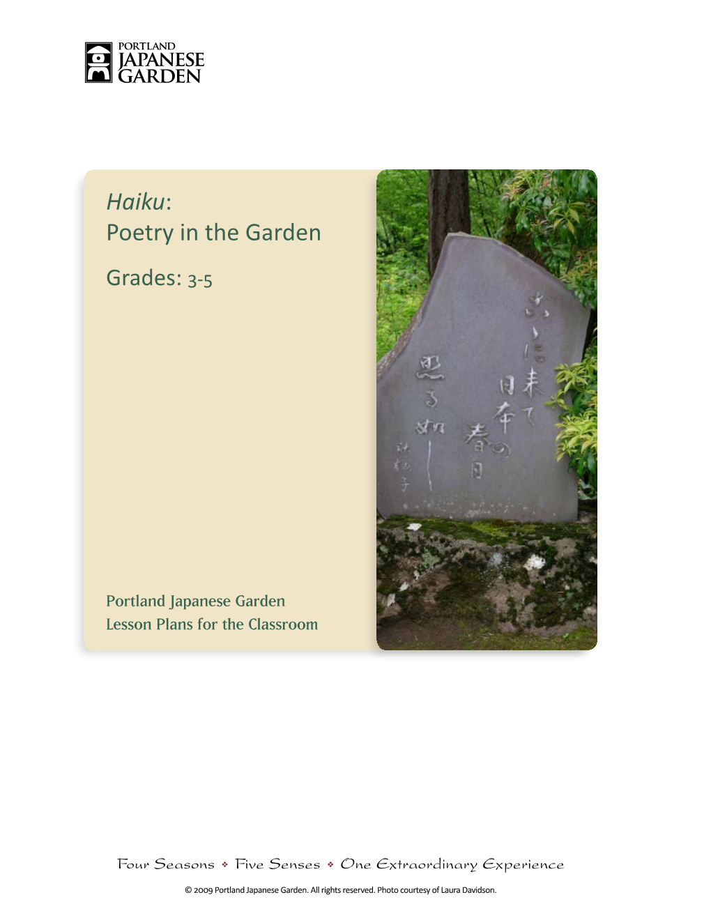 Haiku: Poetry in the Garden