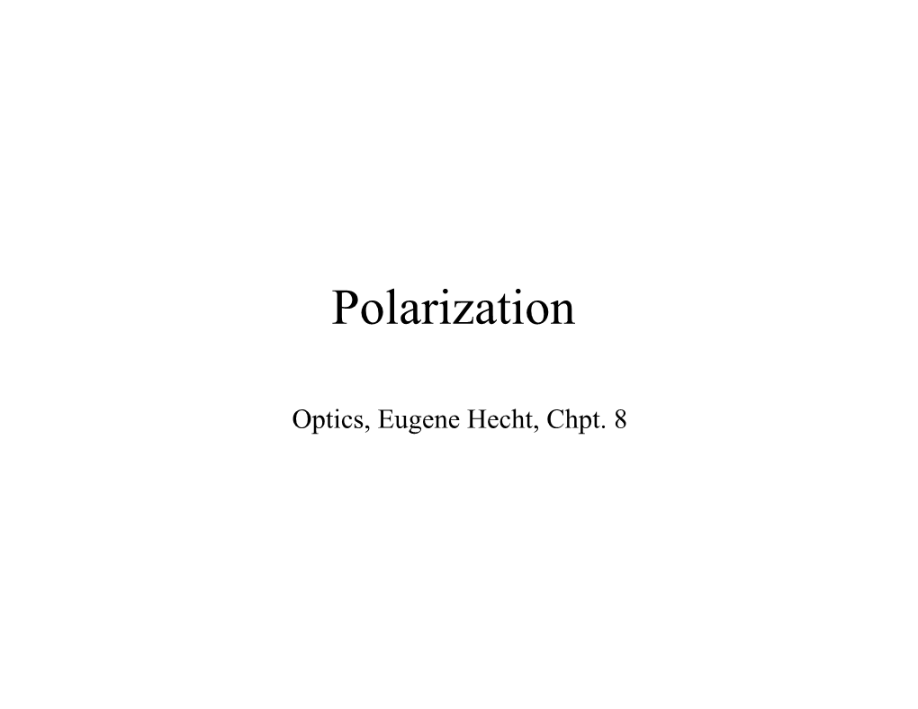 Polarization