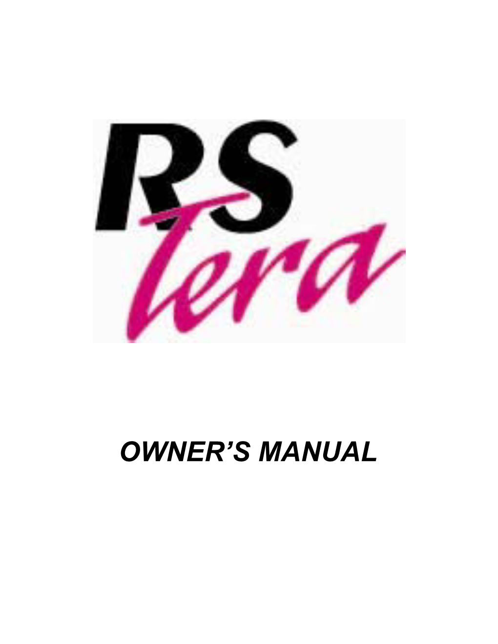 Owner's Manual