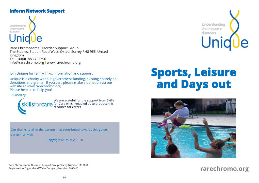 Sports, Leisure and Days