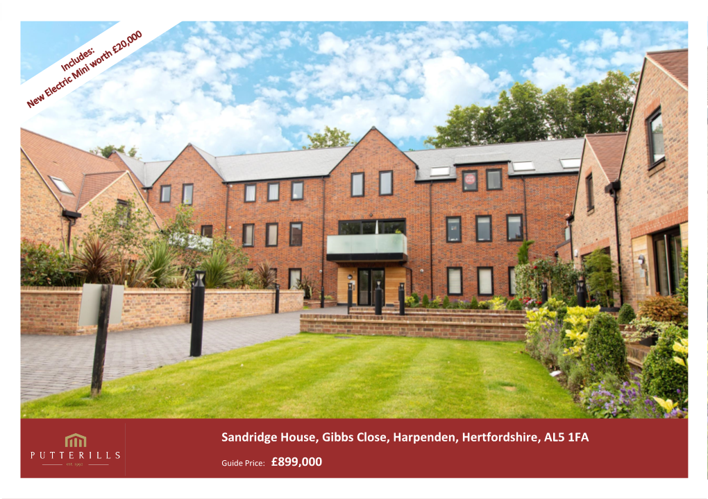 Sandridge House, Gibbs Close, Harpenden, Hertfordshire, AL5 1FA