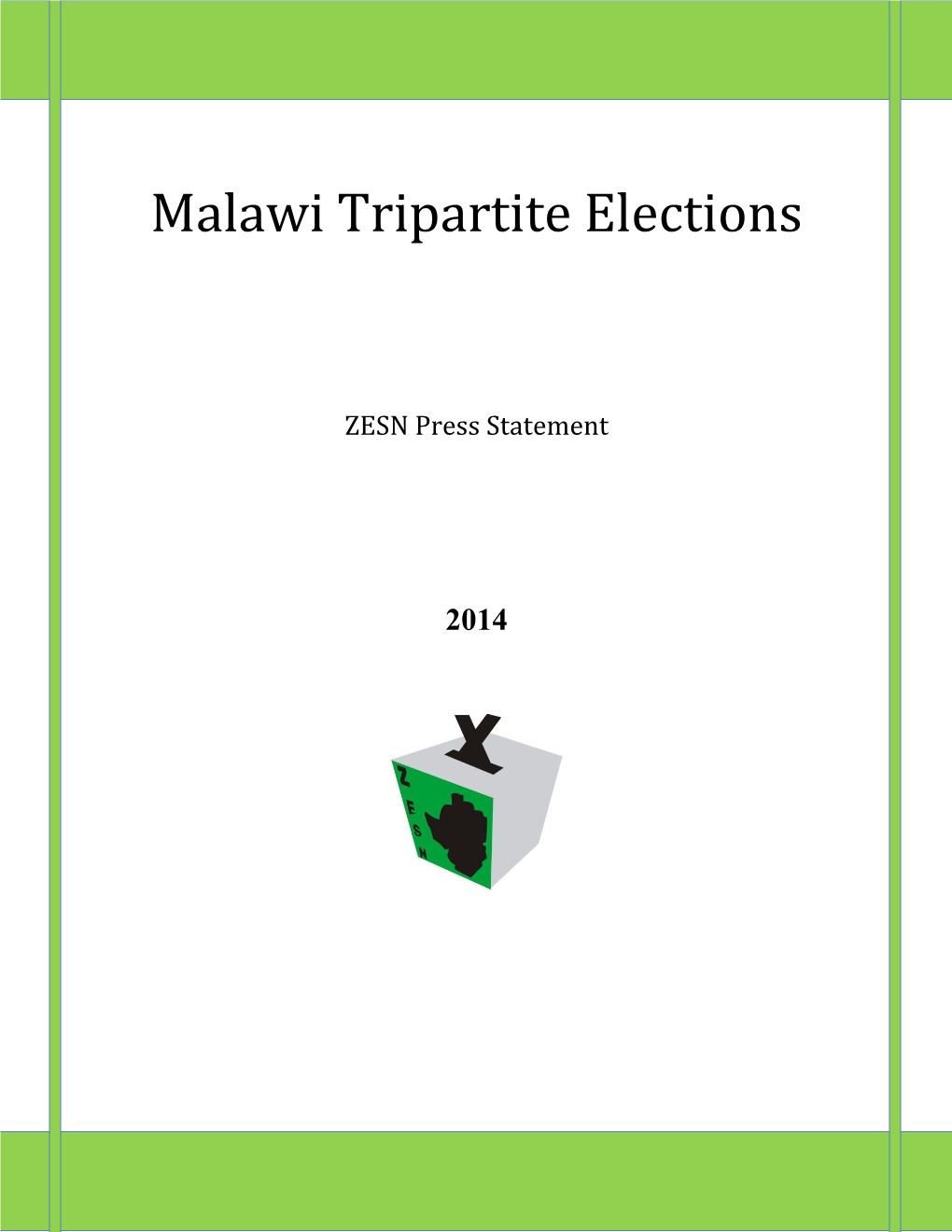 Malawi Tripartite Elections