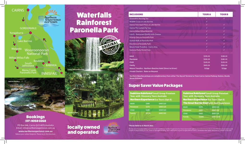 Waterfalls Rainforest Paronella Park