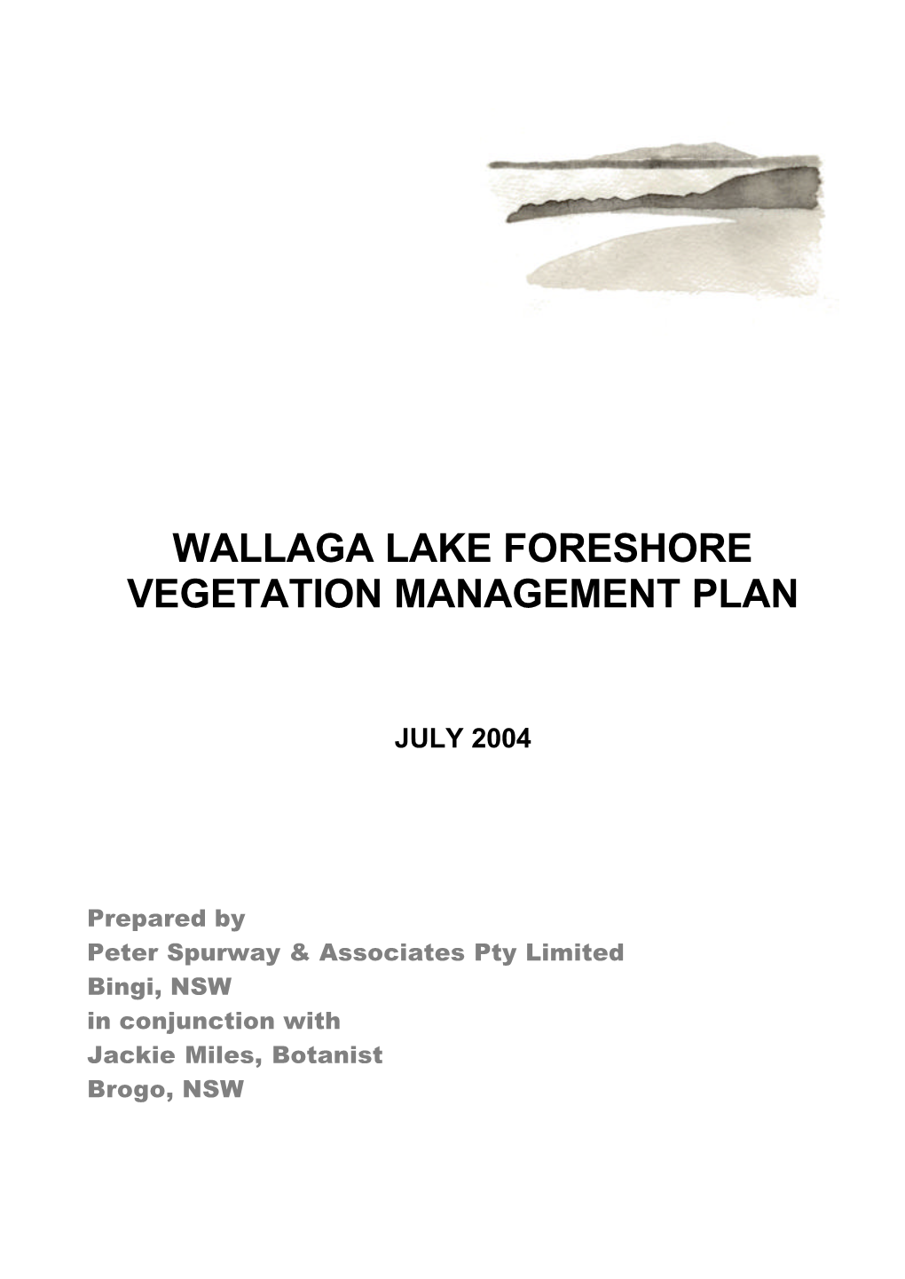 Wallaga Foreshore Vegetation Management