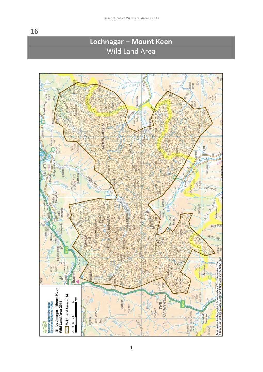 Lochnagar – Mount Keen Wild Land Area