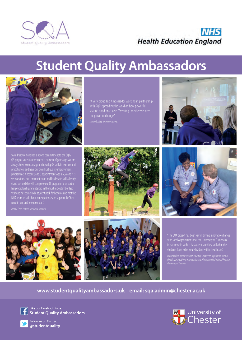 Student Quality Ambassadors