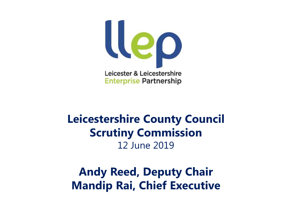 Leicestershire County Council Scrutiny Commission Andy Reed
