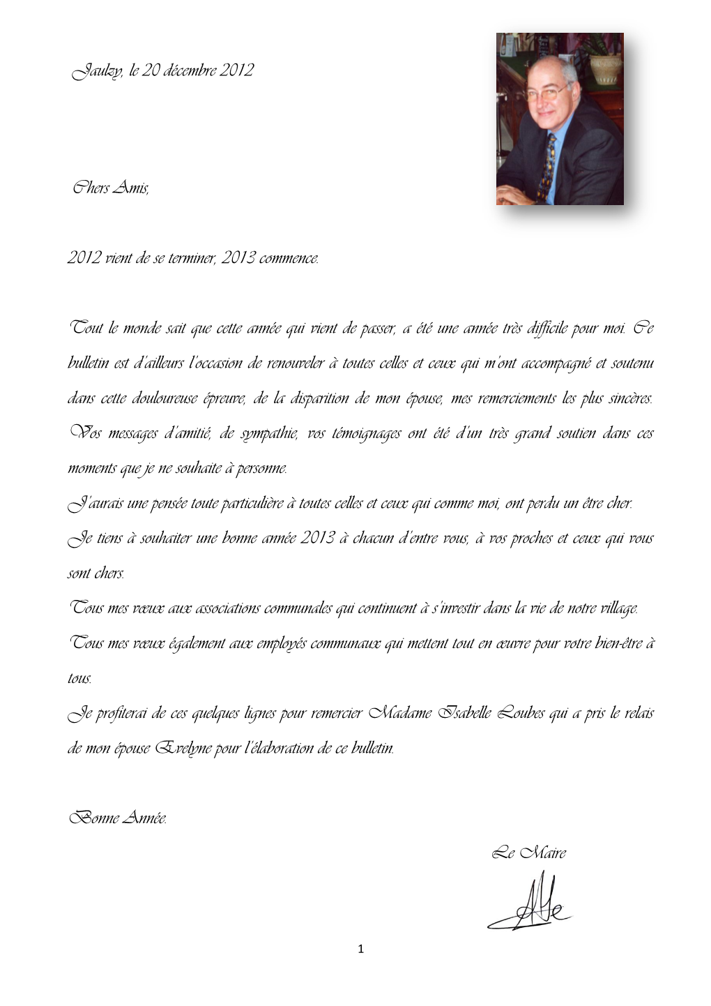 JAULZY, Le 20 Décembre 2009