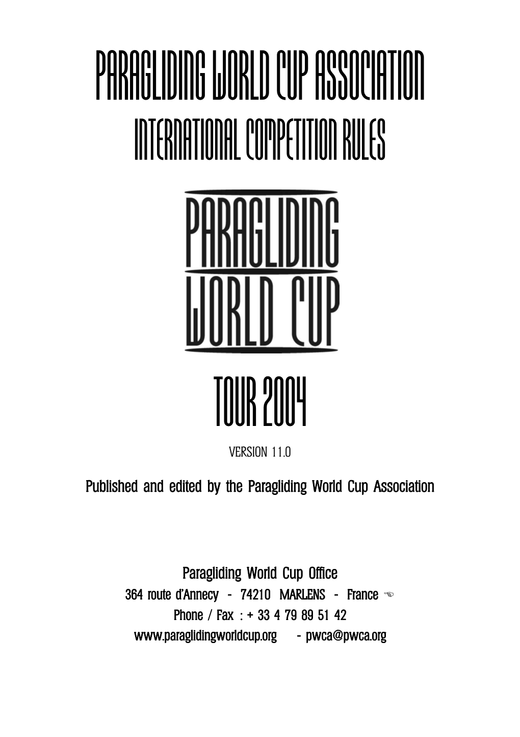 International Competition Rules