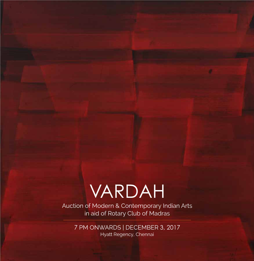 VARDAH Auction of Modern & Contemporary Indian Arts in Aid of Rotary Club of Madras