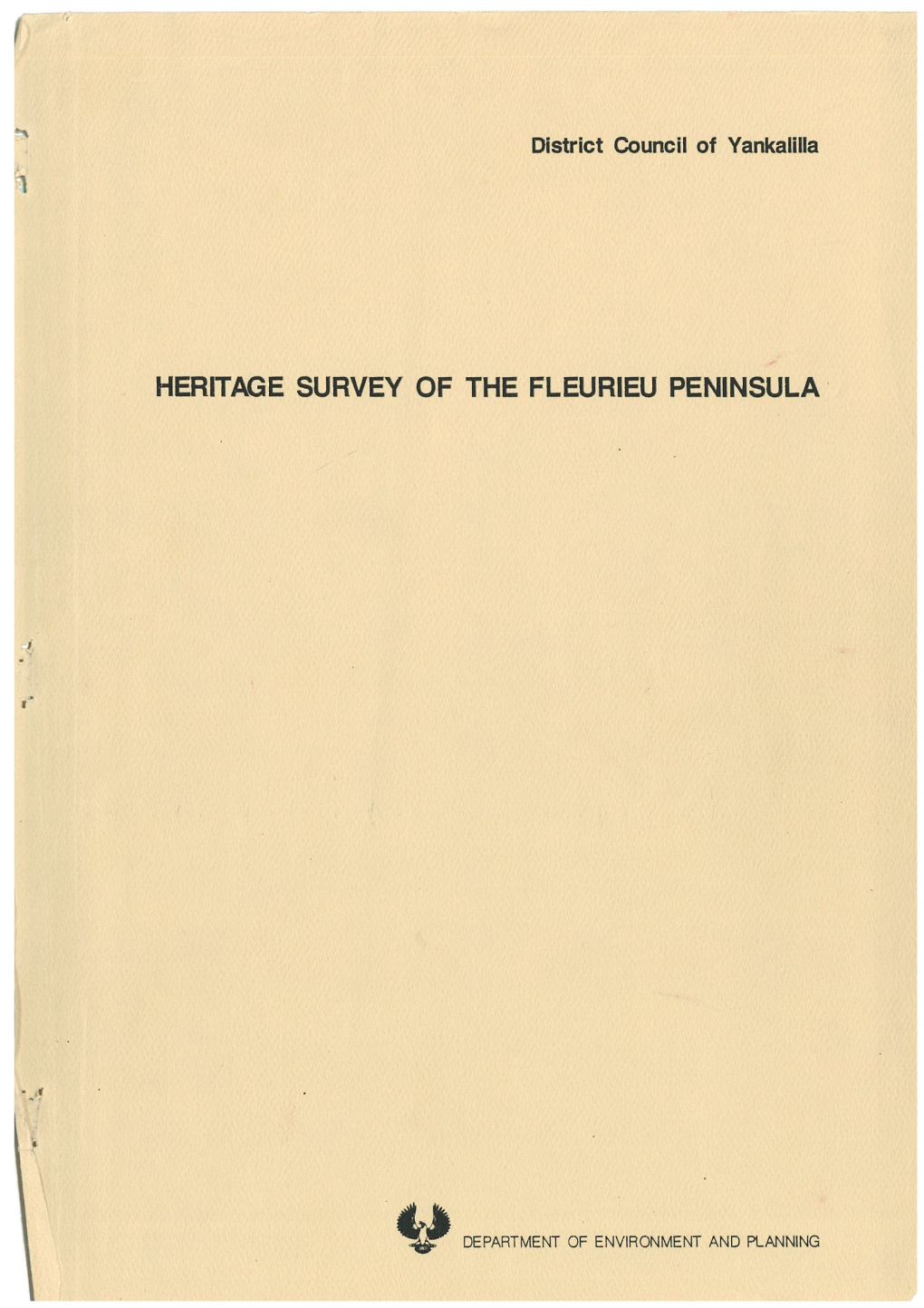 Heritage Survey of the Fleurieu Peninsula ·