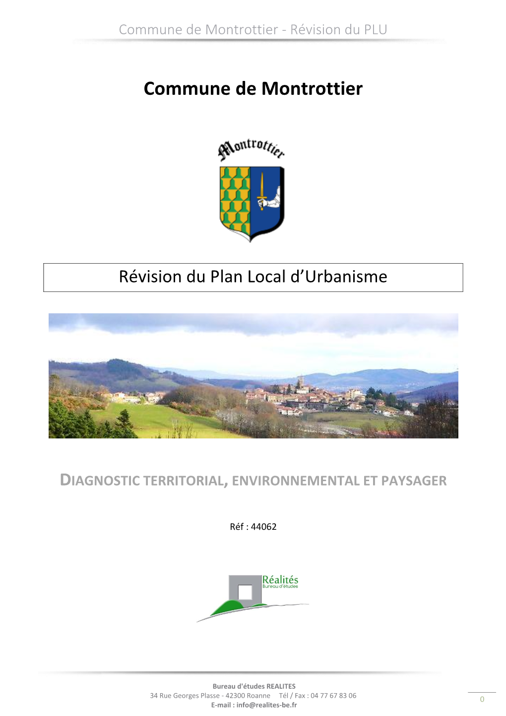 Commune De Montrottier - Révision Du PLU