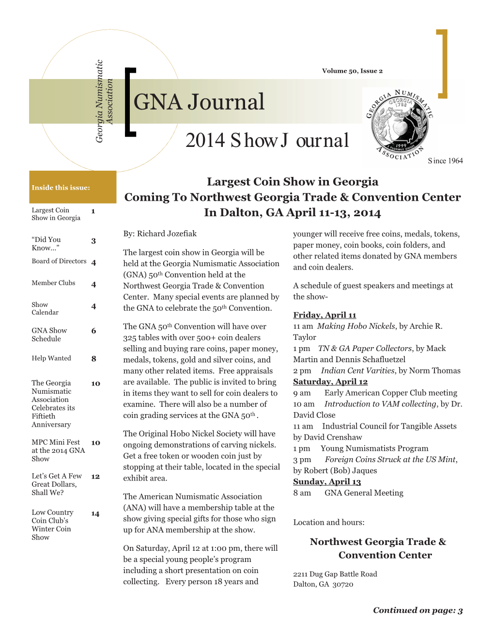 GNA Journal Association