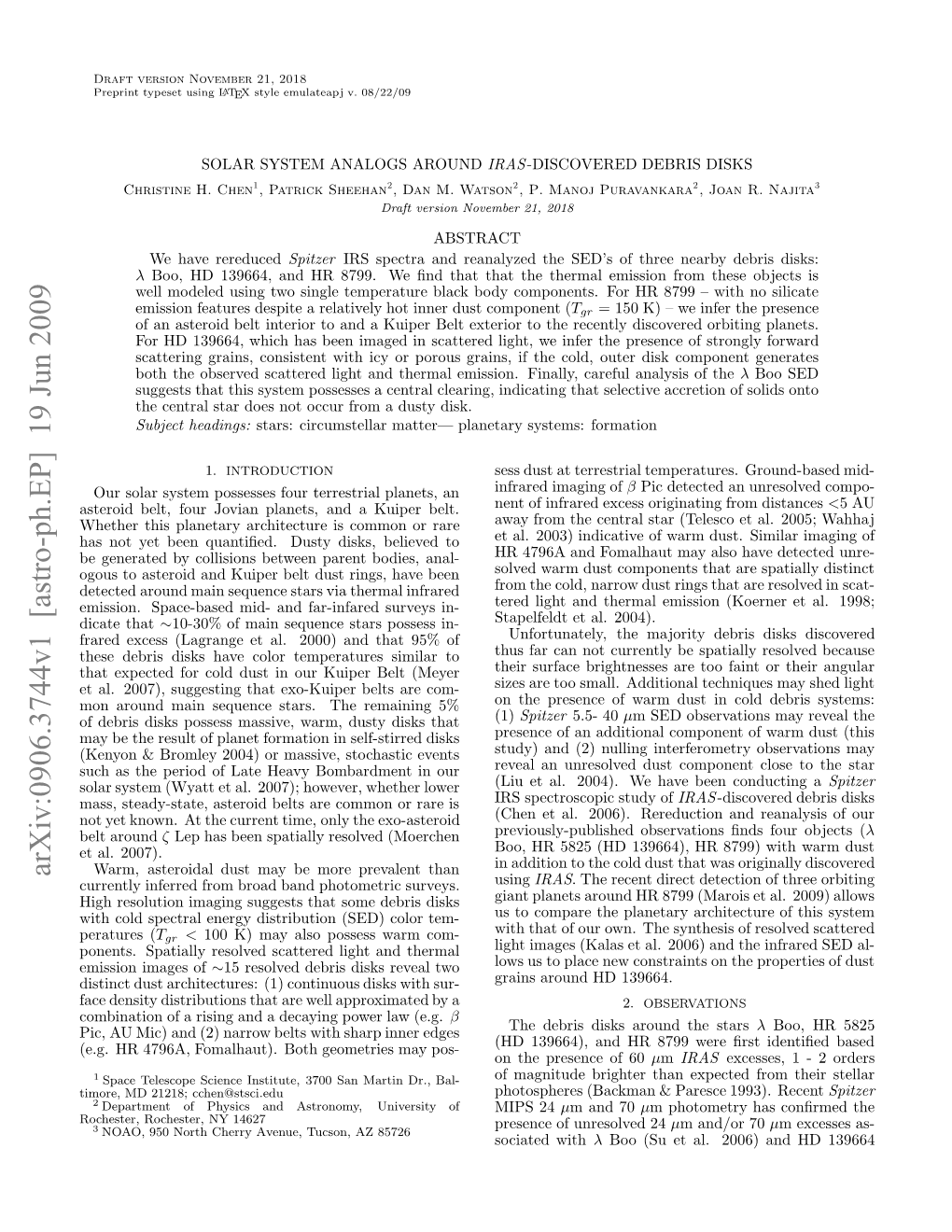 Arxiv:0906.3744V1