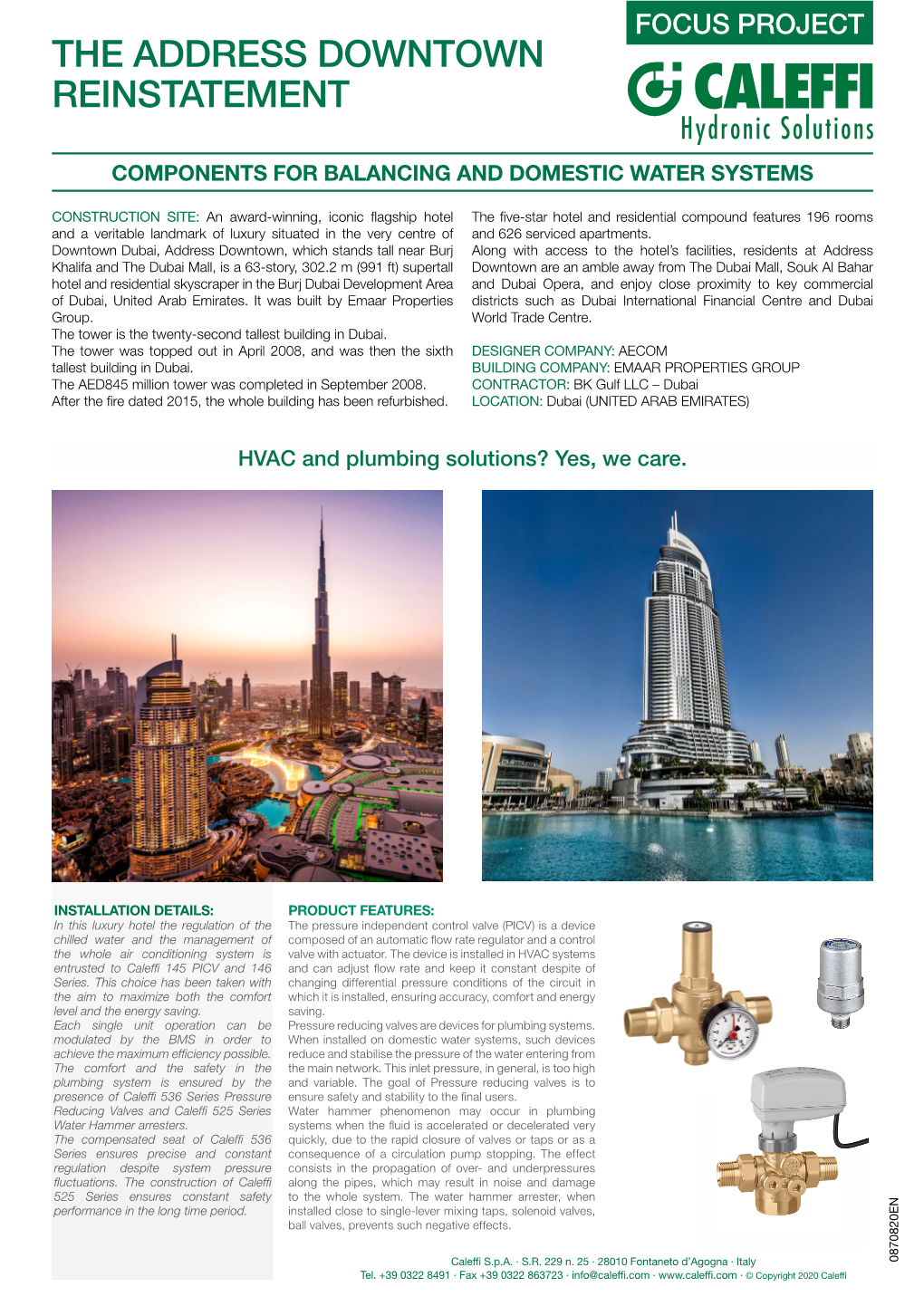 Download the Address Downtown Dubai Case