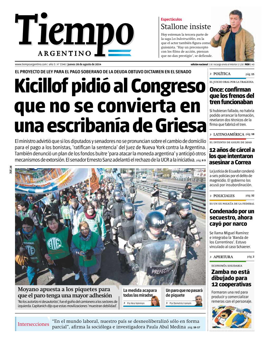 Kicillof Pidió Al Congreso Que No Se Convierta En Una Escribanía De Griesa