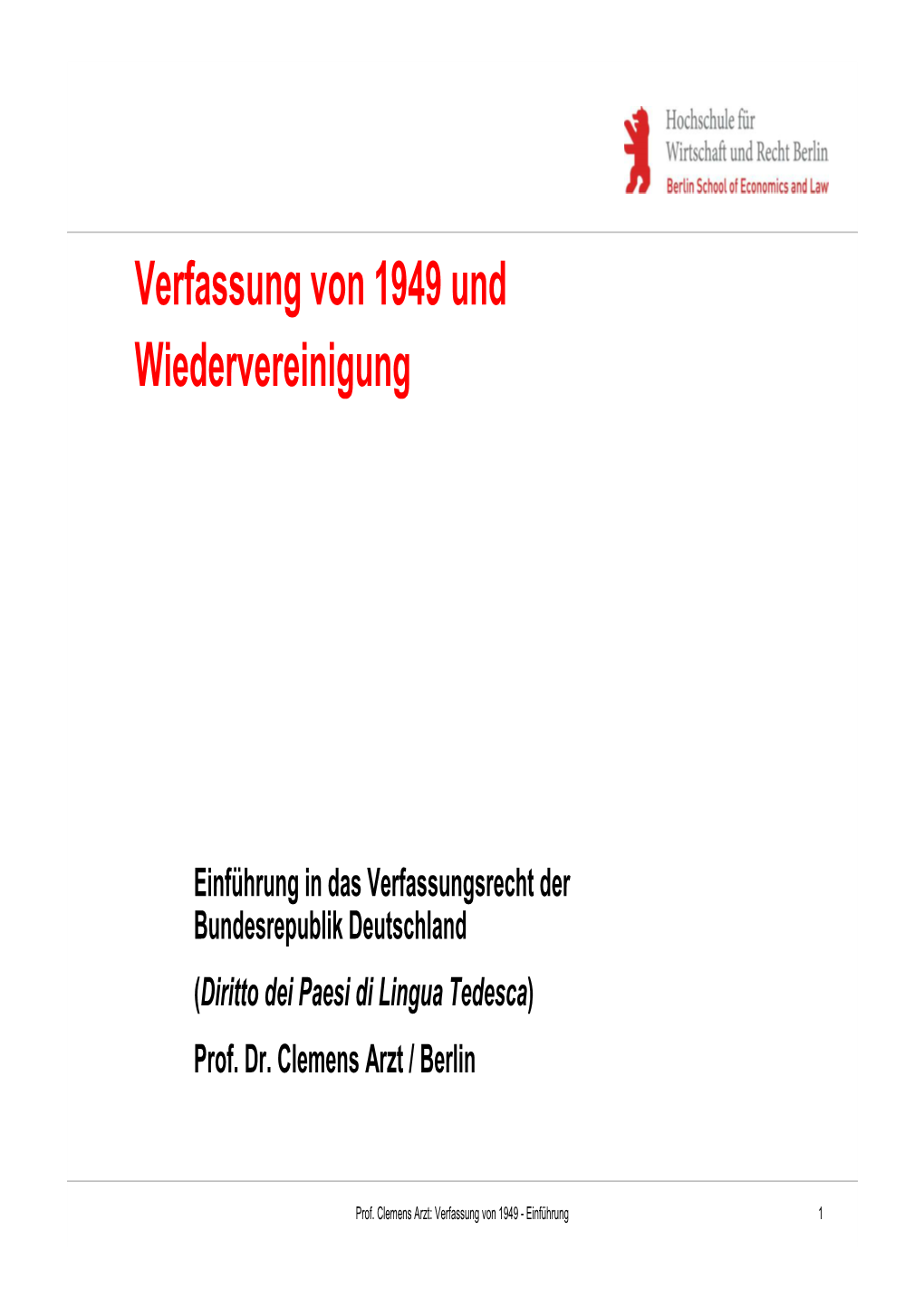 Verfassung Von 1949 2013