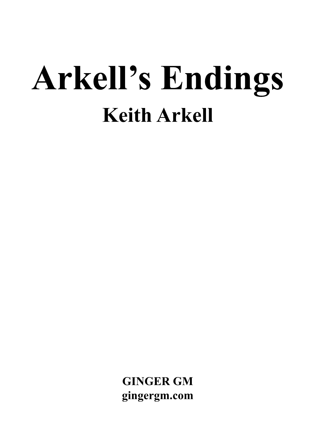 Arkell's Endings