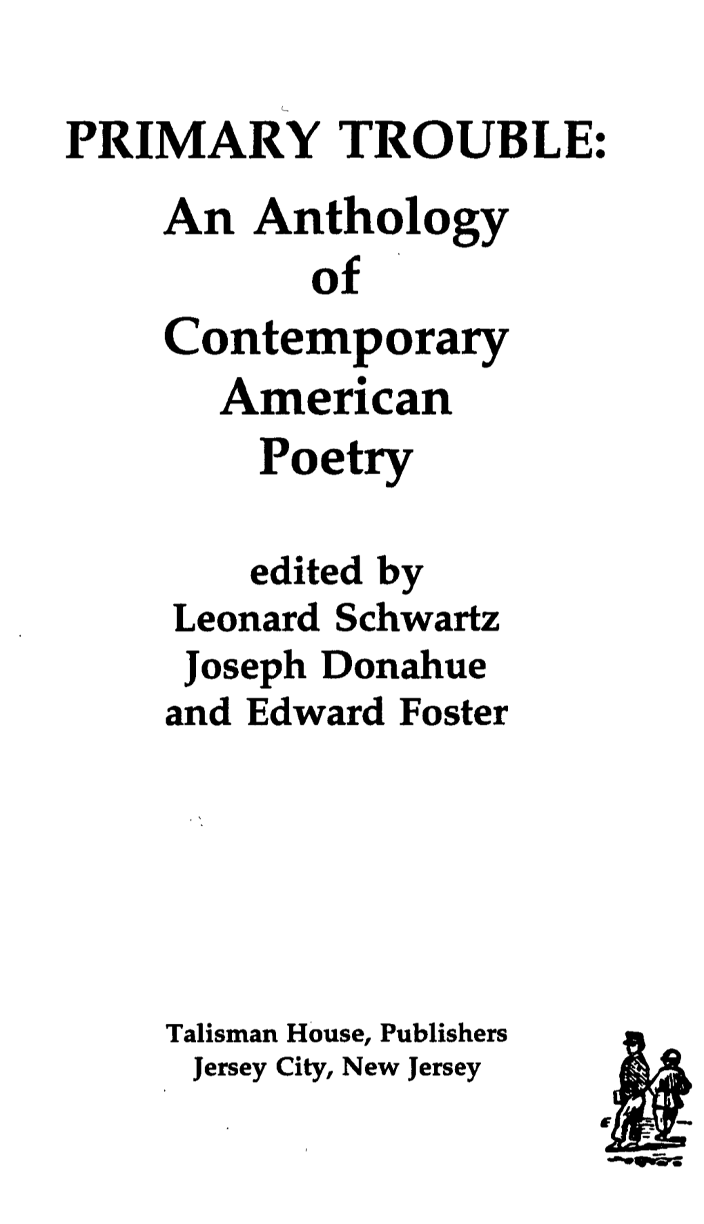 An Anthology of Contemporary American Poetry