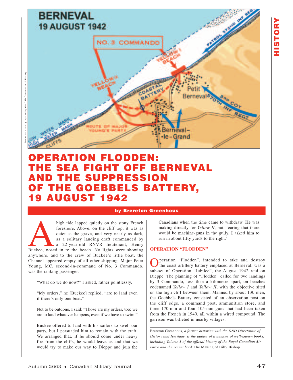 Operation Flodden: the Sea Fight Off Berneval and the Suppression of the Goebbels Battery, 19 August 1942