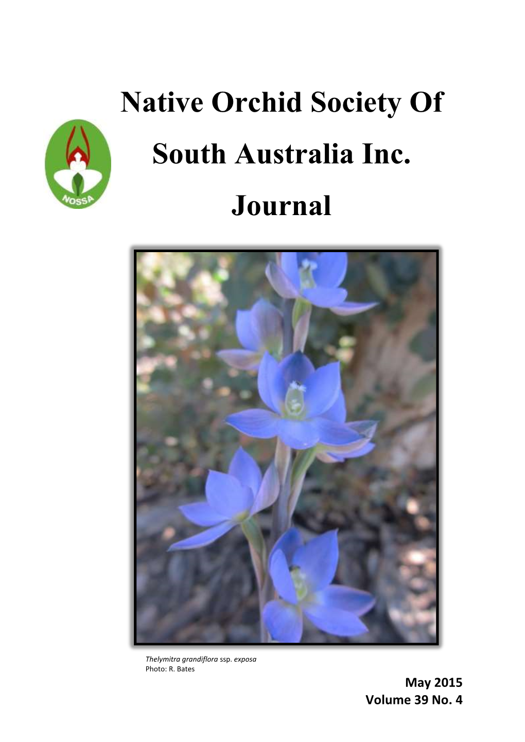 Native Orchid Society of South Australia Inc