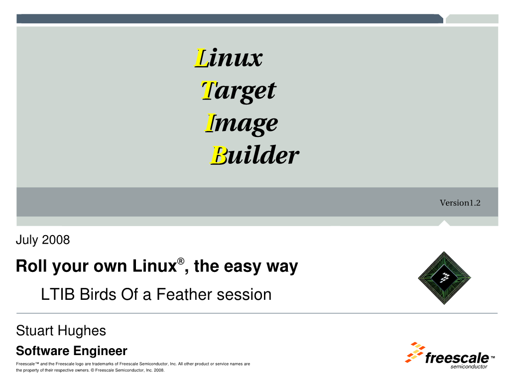 Linux Ttarget Iimage Bbuilder