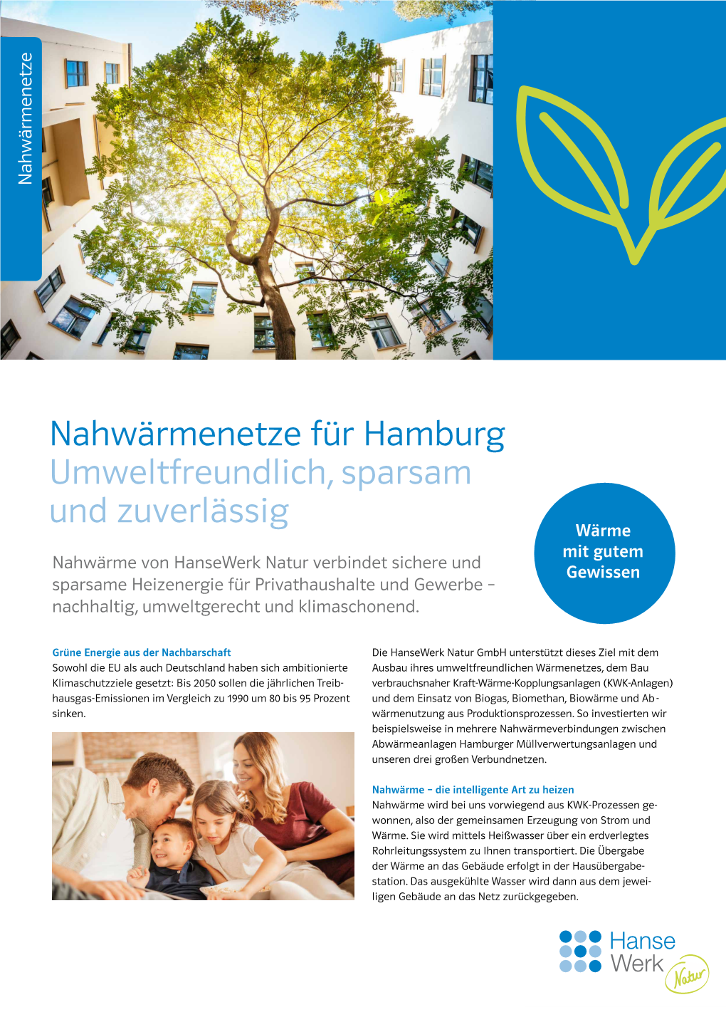 Nahwärmenetze Für Hamburg Umweltfreundlich, Sparsam Und