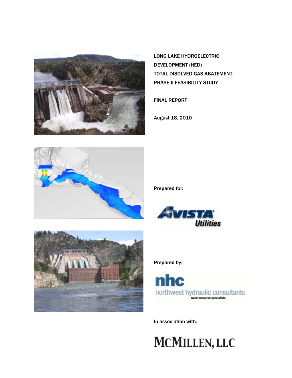 Long Lake Hydroelectric Development (Hed) Total Disolved Gas Abatement Phase Ii Feasibility Study