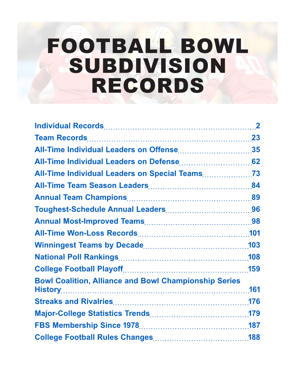 2017 NCAA Football Bowl Subdivision Records