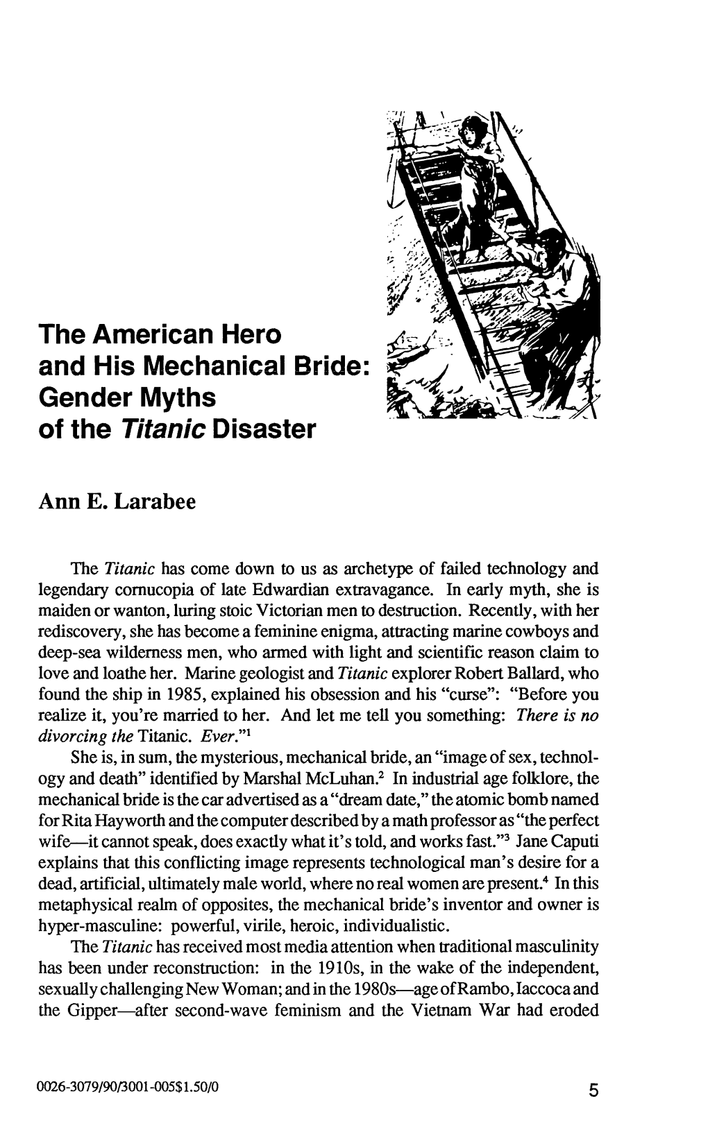 Gender Myths of the Titanic Disaster