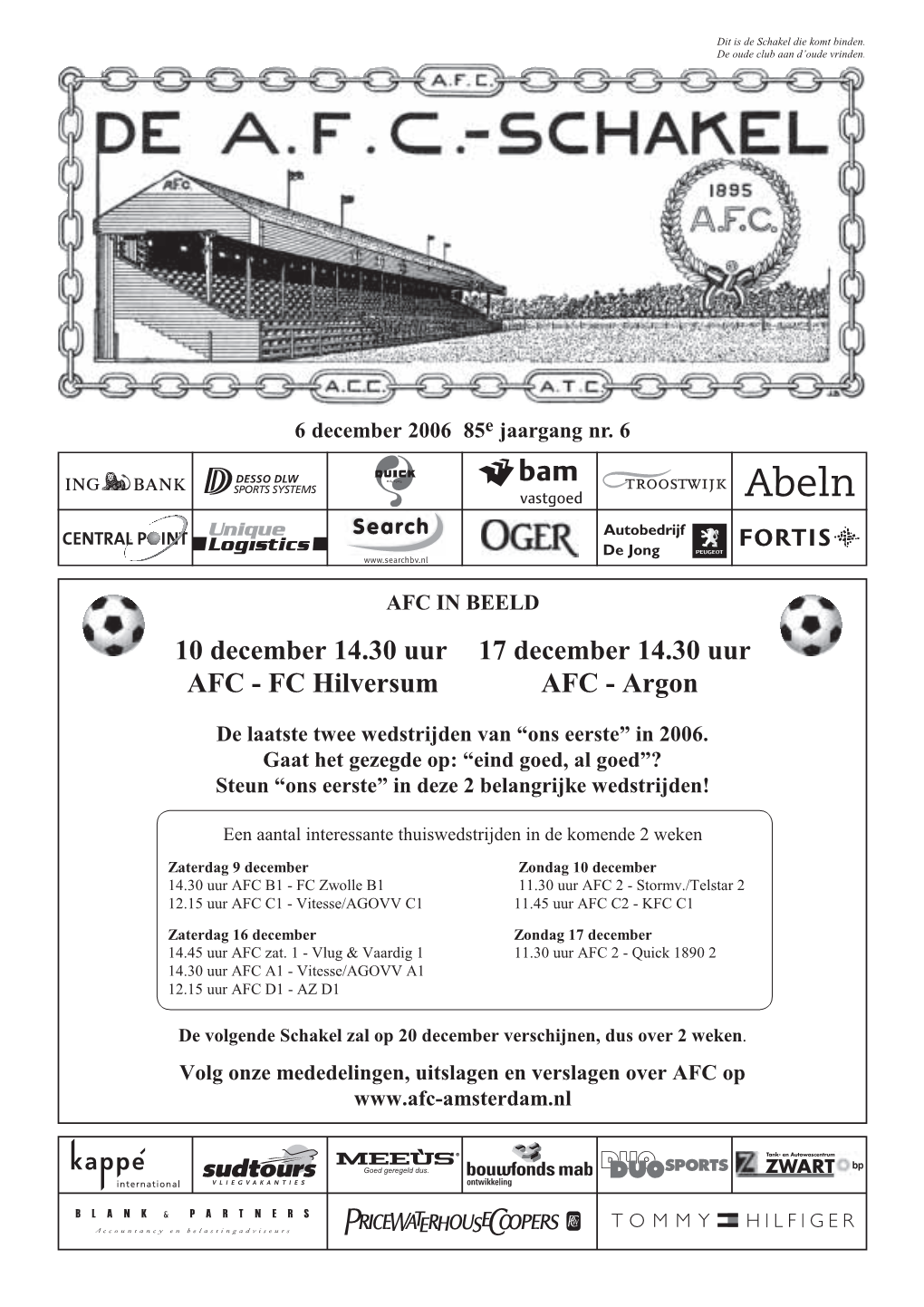 FC Hilversum AFC - Argon