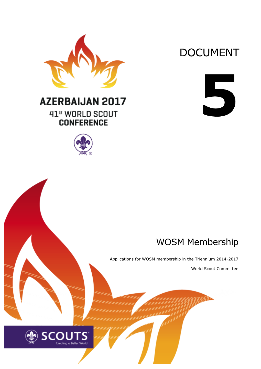 Conference Document 5 – WOSM Membership