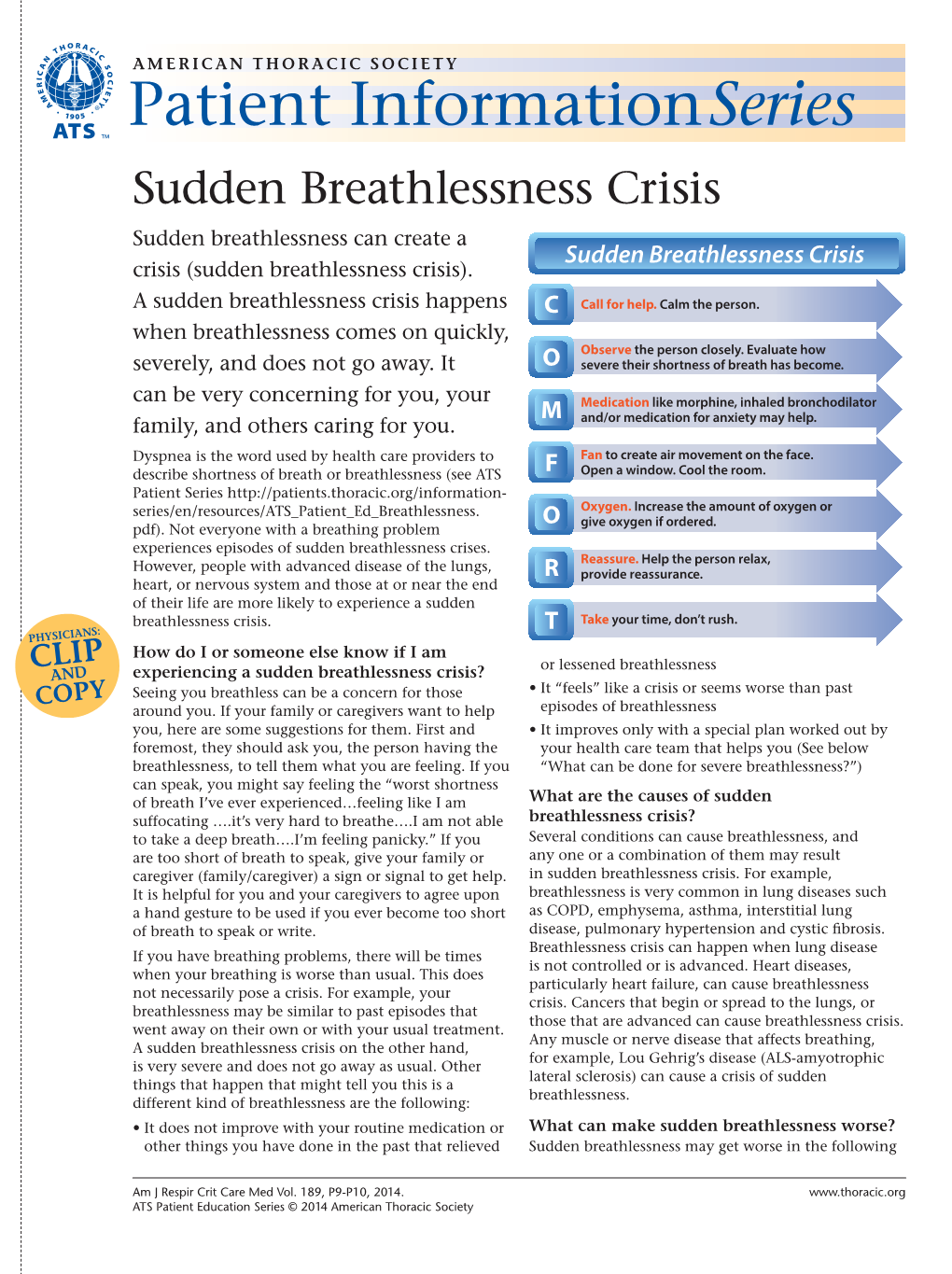 Sudden Breathlessness Crisis Sudden Breathlessness Can Create a Sudden Breathlessness Crisis Crisis (Sudden Breathlessness Crisis)