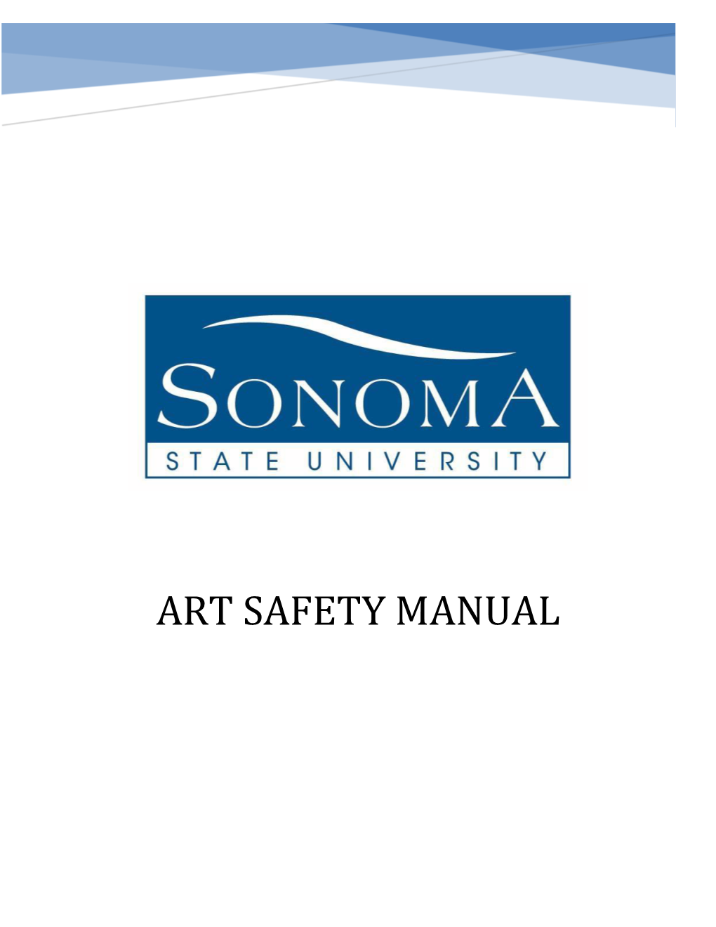 Art Department Safety Manual