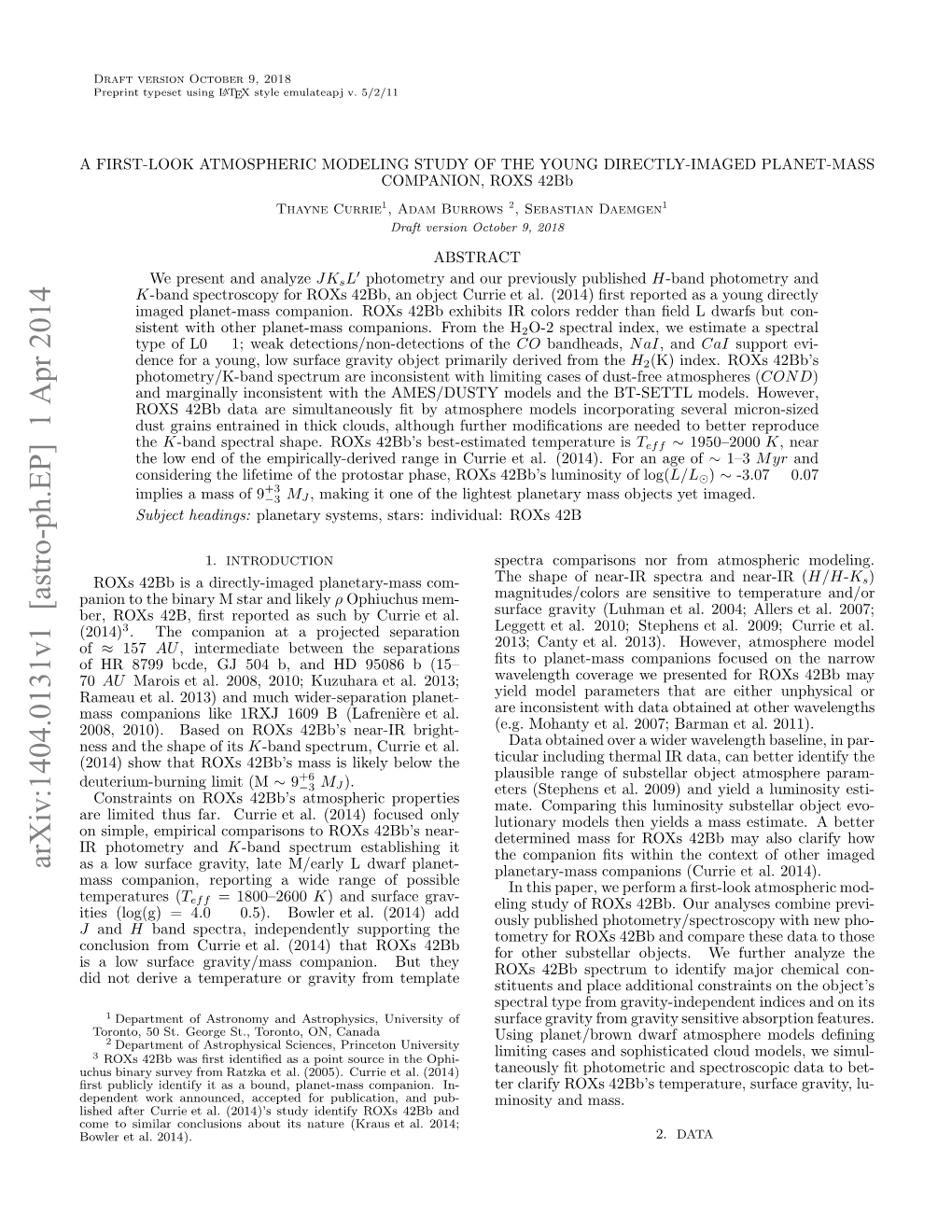 A First-Look Atmospheric Modeling Study of the Young Directly-Imaged