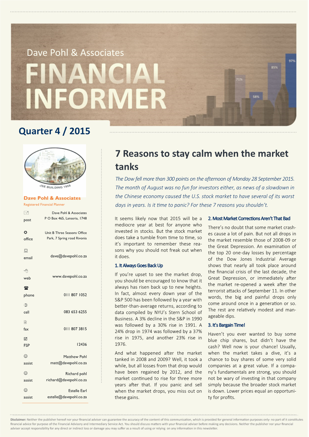 4Th Quarter Informer 2015