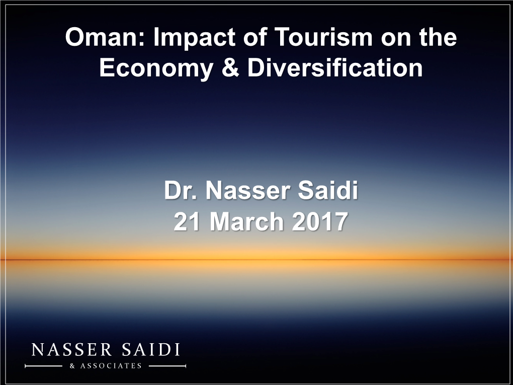 Oman: Impact of Tourism on the Economy & Diversification