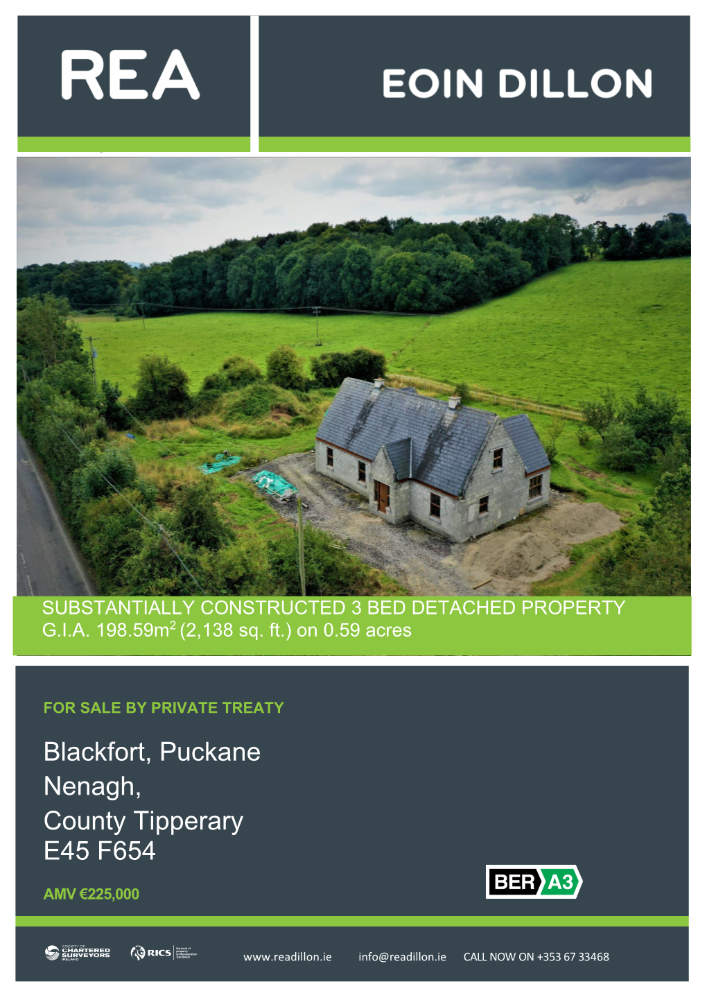 Blackfort, Puckane Nenagh, County Tipperary E45 F654