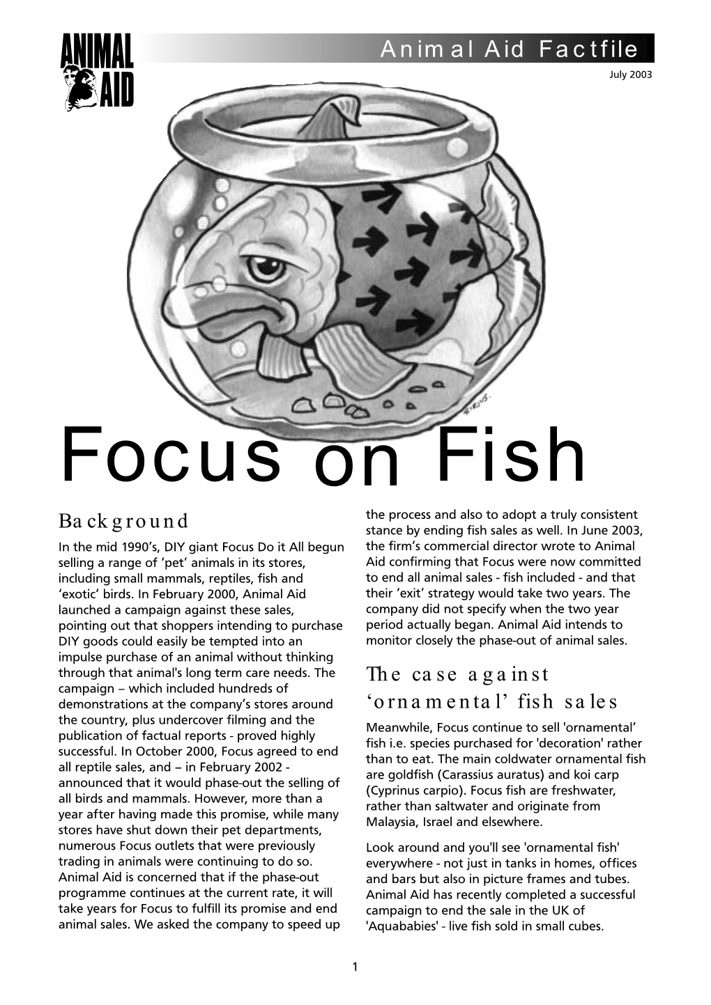 Fish Factfile