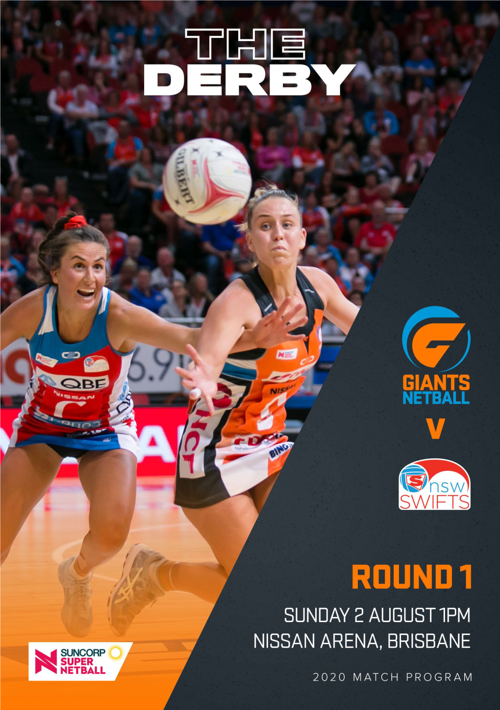 NSW Swifts Matter Where They Play." LIVE at 1:00PM AEST on Channel 9 Or the Netball Live App