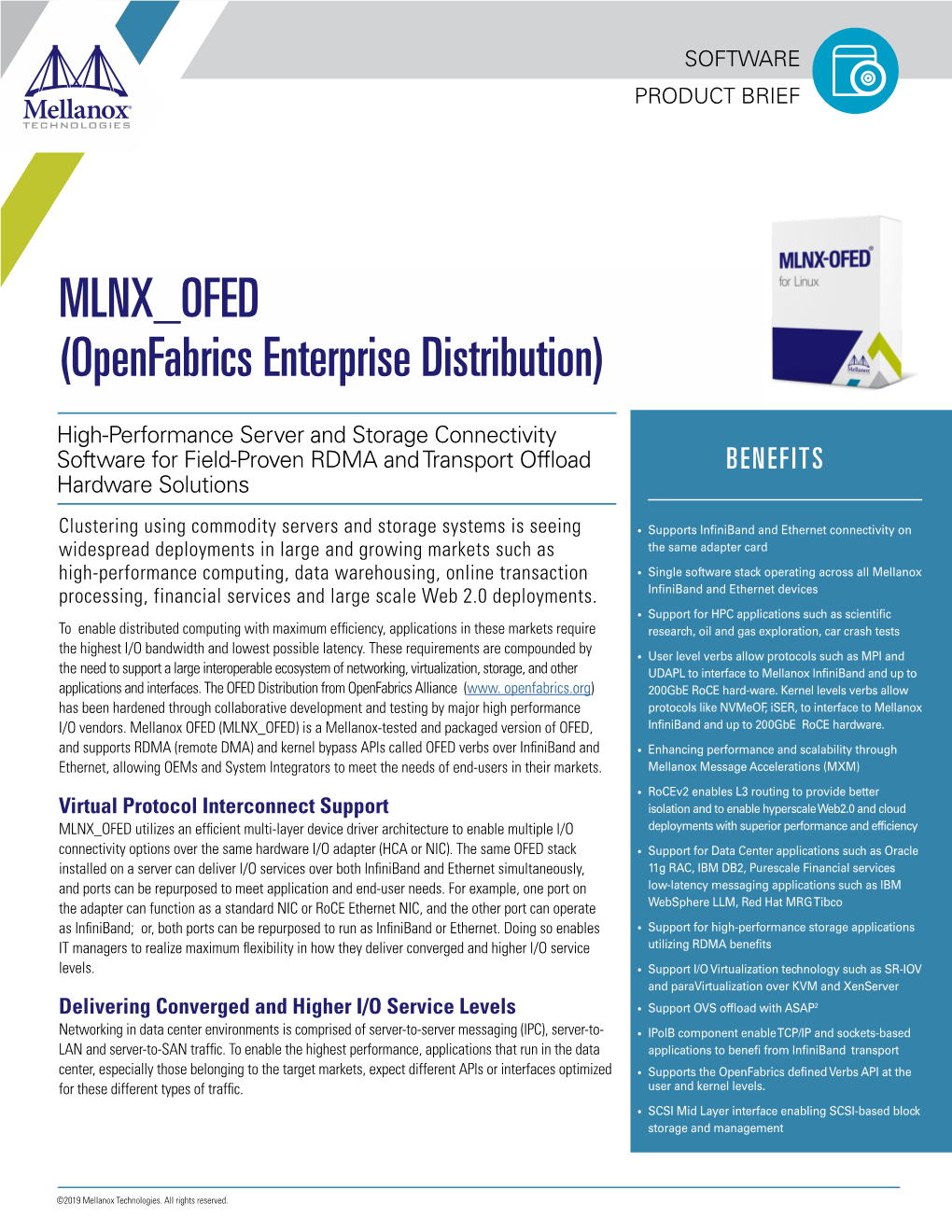 MLNX OFED (Openfabrics Enterprise Distribution)