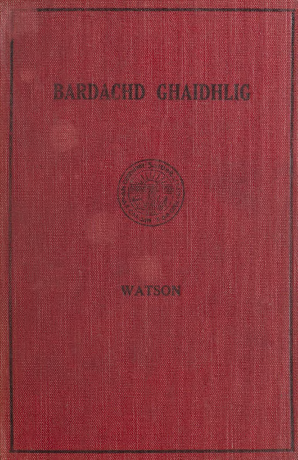 Bardachd Ghaidhlig