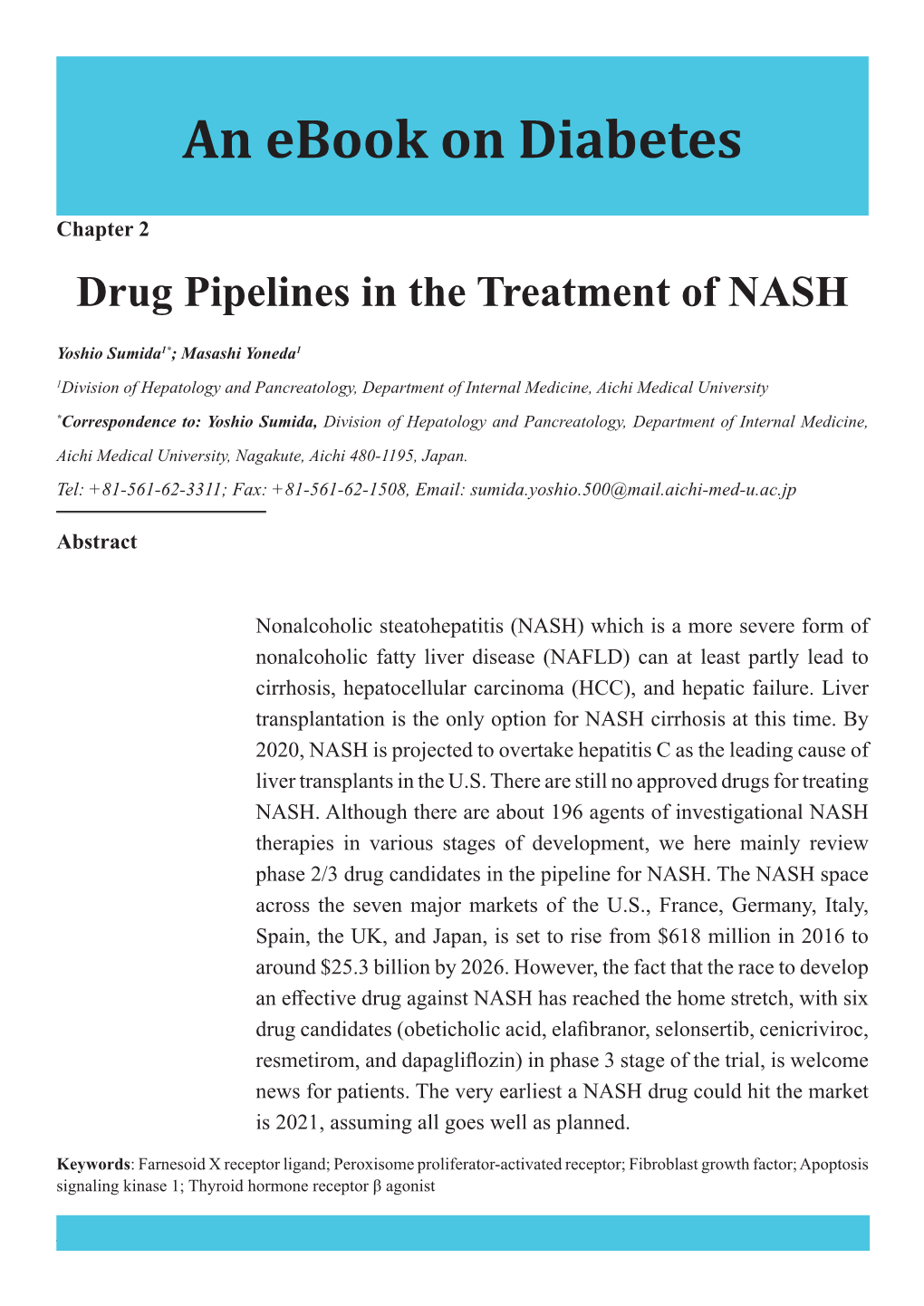Drug Pipelines in the Treatment of NASH